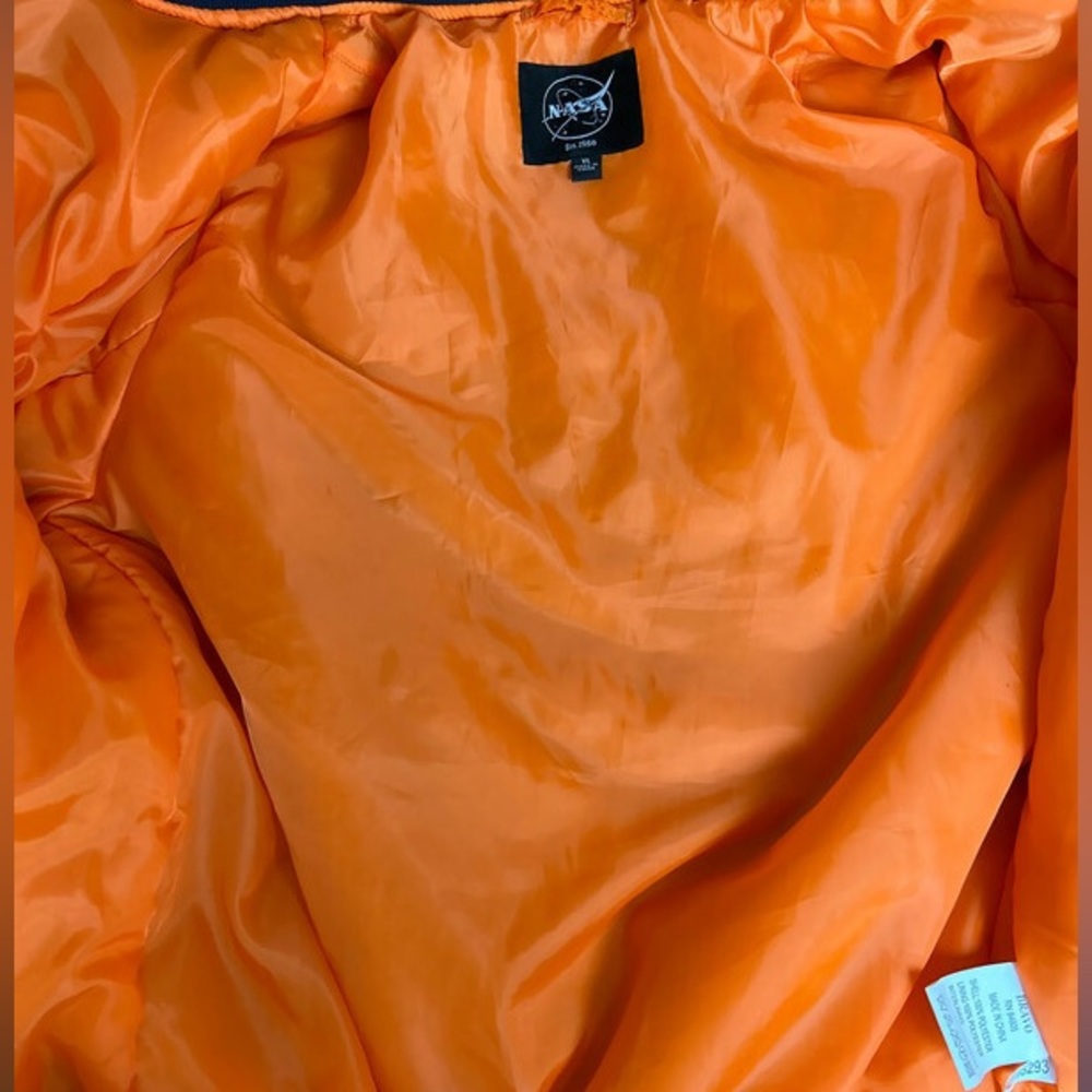 NASA Space Command Navy Bomber Jacket - Picture 13 of 13